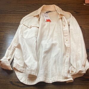 NWT: Zara Denim Shacket Size M